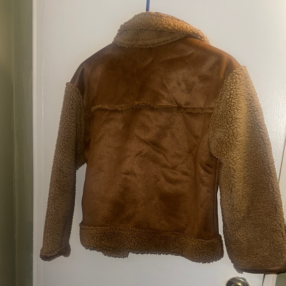 Brown Shearling Jacket - Picture 4 of 4